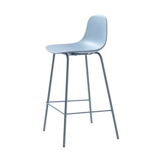 Svjetloplava plastična barska stolica 92,5 cm Whitby - Unique Furniture