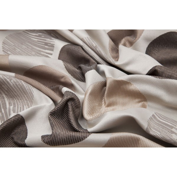 Smeđa/bež zavjesa od jacquarda 210x260 cm Cerro – Mendola Fabrics-image-2
