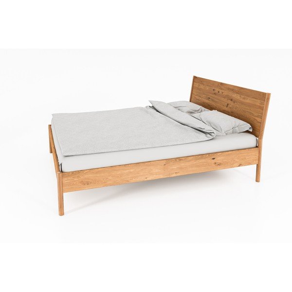 Krevet za jednu osobu od hrastovog drveta 90x200 cm Pola - The Beds-image-2