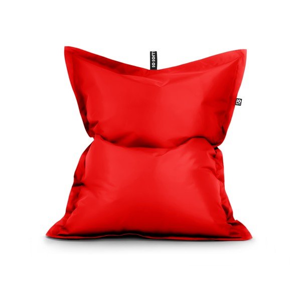 Crvena vreća za sjedenje od imitacije kože Pad L – So Soft?