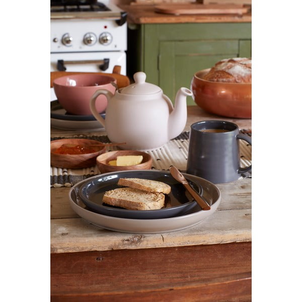 Tamno sivi keramički tanjur Mikasa Serenity, ø 20 cm-image-1