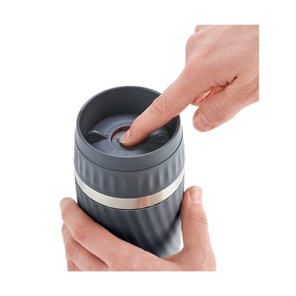 Siva termo šalica 0,36 l Easy Twist - Tefal-image-4