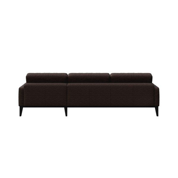 Smeđa kutna garnitura MESONICA Musso Tufted, lijevi kut-image-3