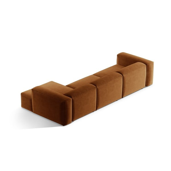 Ciglasta kutna garnitura (s desnim kutom/s ležaljkom) Bergamo – Cosmopolitan Design-image-4