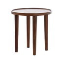 Okrugli pomoćni stol od masivnog bagrema ø 49 cm Qiano – Light & Living