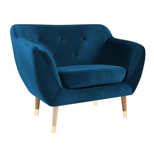 Plava fotelja Mazzini Sofas Amelie-image-3