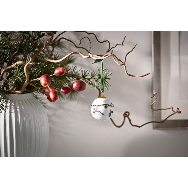Porculanski ručno oslikani ukas za božićno drvce ø 6 cm Hammershøi Christmas – Kähler Design-image-1