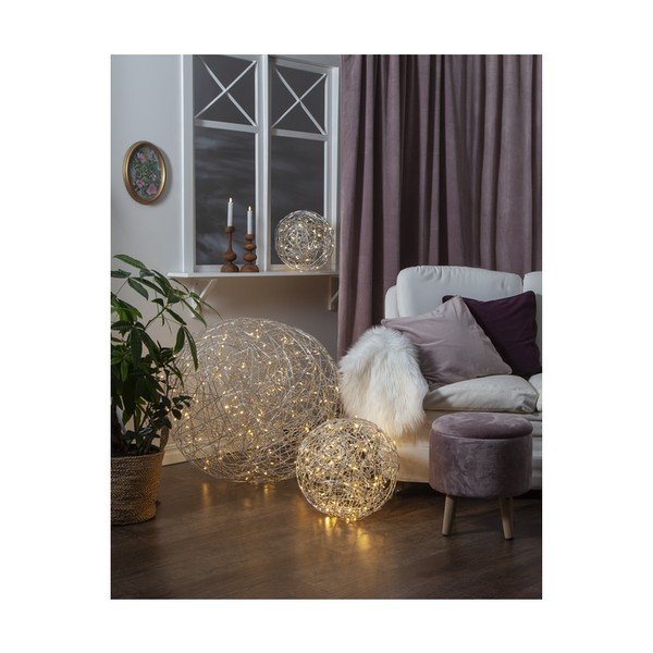 Vanjska svjetleća LED dekoracija ​od nehrđajućeg čelika Best Season Light Trassel, 100 lampica-image-2