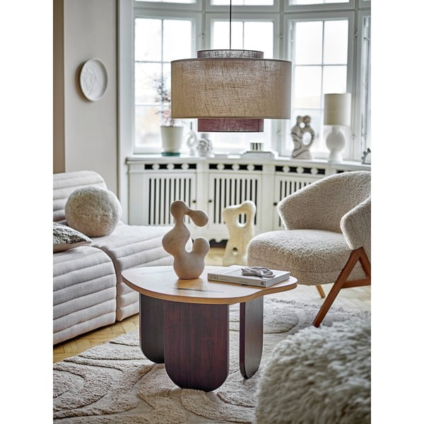 Bež fotelja od bouclé tkanine Camino – Bloomingville-image-1