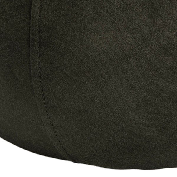 Maslinasto zeleni podnožnik imitacija kože Actona Mie 60 x 60 cm-image-4