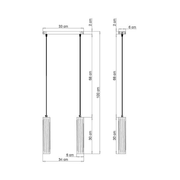 Visilica Sollux Bakari dužine 34 cm-image-2