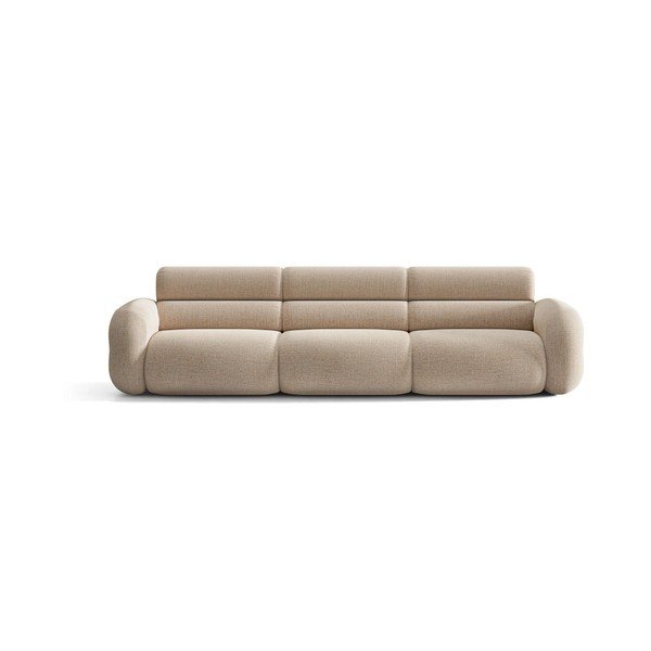 Bež sofa od šenila 305 cm Neo – Micadoni -image-1