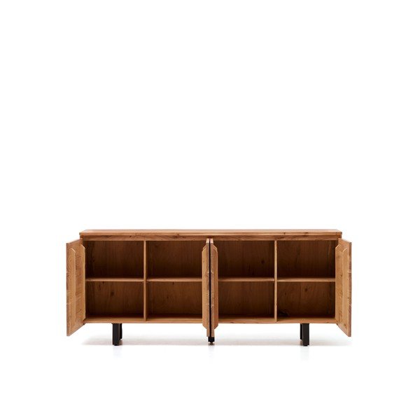 Komoda od masivnog bagrema u prirodnoj boji 200x88x40 cm Uxue – Kave Home-image-4