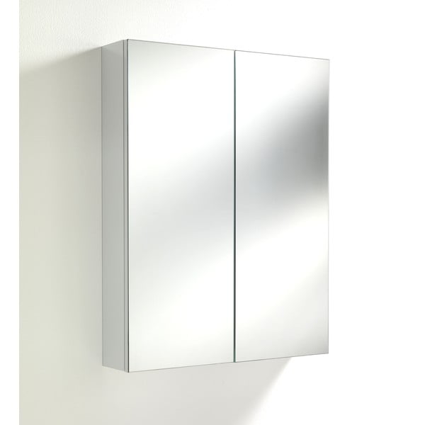 Bijeli zidni ormarić za ogledalo Tomasucci Bony