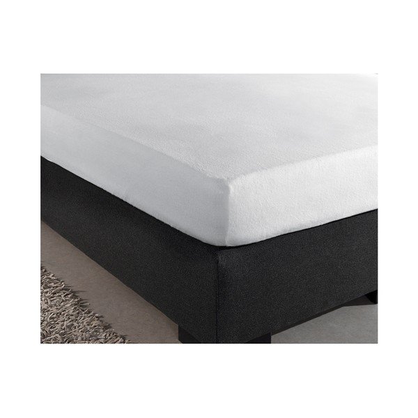 Bijela elastična plahta Sleeptime Molton, 190/200 x 220/230 cm-image-1