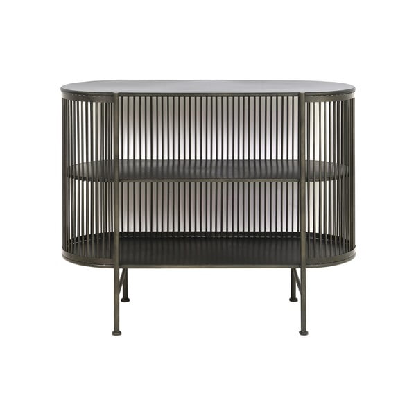 Crna metalna komoda 100x80 cm Yinthe - Light & Living