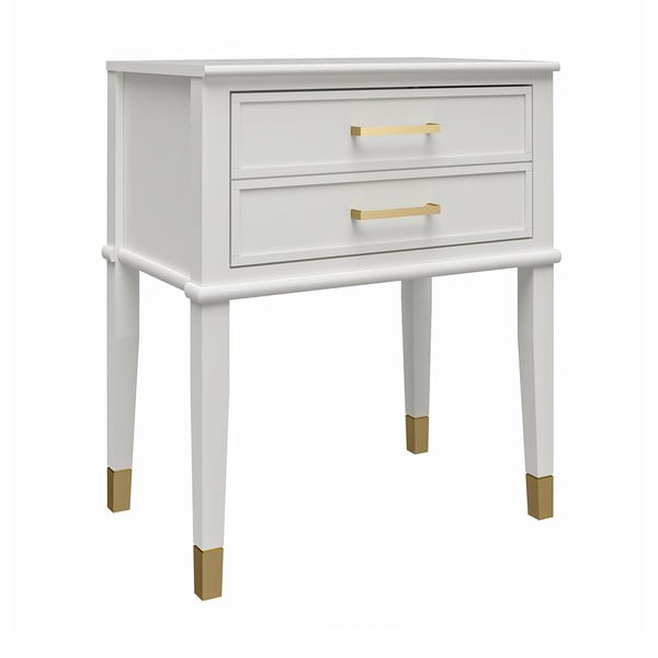 Bijeli noćni ormarić Westerleigh – CosmoLiving by Cosmopolitan