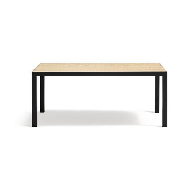 Blagovaonski stol s hrastovom pločom stola 75x180 cm Alma – Teulat-image-2