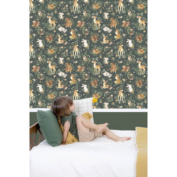 Dječja tapeta 10 m x 50 cm Forest Friends – Lilipinso-image-1
