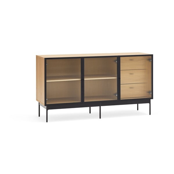 Komoda s hrastovim furnirom Teulat Blur, širina 140 cm-image-4