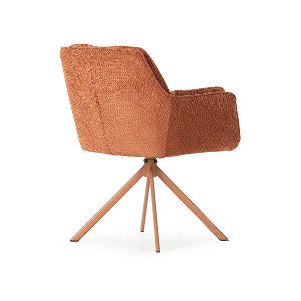 Podstavljene blagovaonske stolice u setu 2 kom boja terakote Keiko – Marckeric-image-4