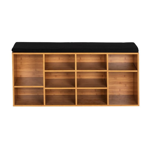 Ormarić za cipele u dekoru egzotičnog drva s klupom u prirodnoj boji Loft – Wenko-image-2