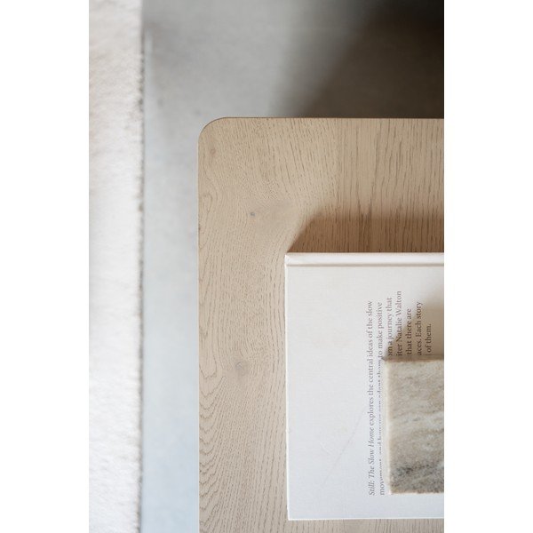 Komoda u dekoru hrasta u svijetloj prirodnoj boji 110x70x45 cm Melstone – Rowico-image-3