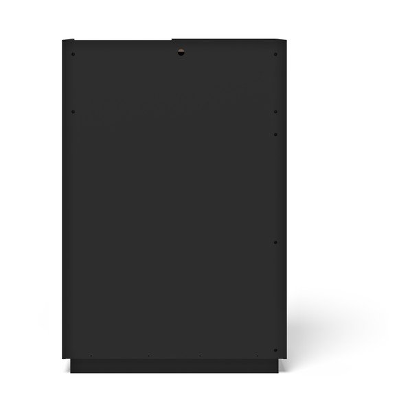 Crna/smeđa biblioteka u dekoru oraha 180x83 cm Nina – TemaHome-image-3