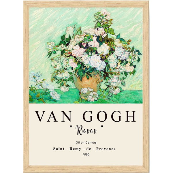 Plakat u okviru 35x45 cm Vincent Van Gogh - Wallity