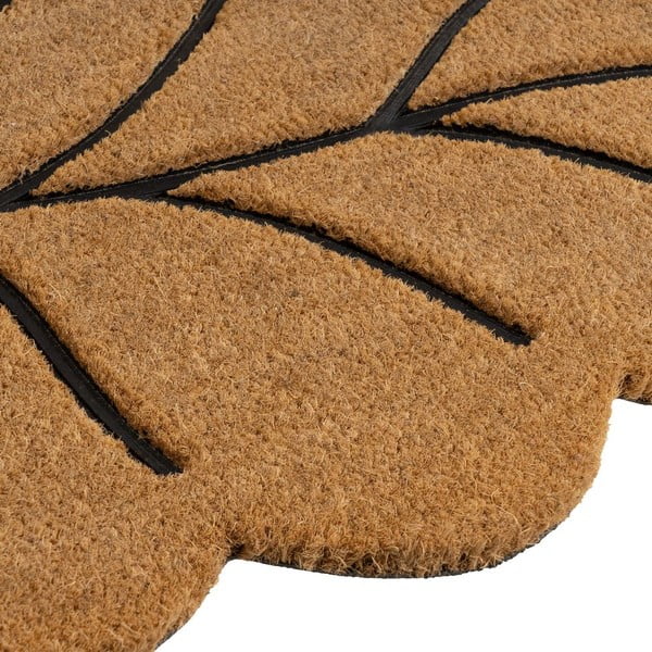 Otirač od kokosovih vlakana 45x75 cm Leaf – Casa Selección-image-2