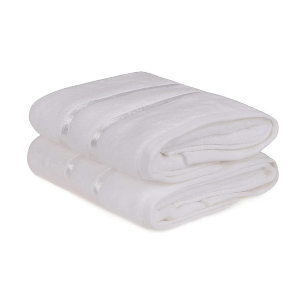 Set od 2 bijela pamučna ručnika Foutastic Dolce, 50 x 90 cm-image-2