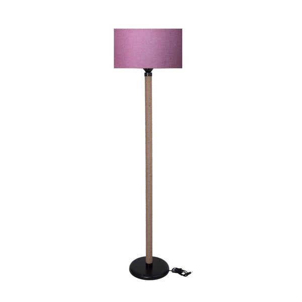 Samostojeća svjetiljka s ružičastim sjenilom Kate Louise Rope lampa