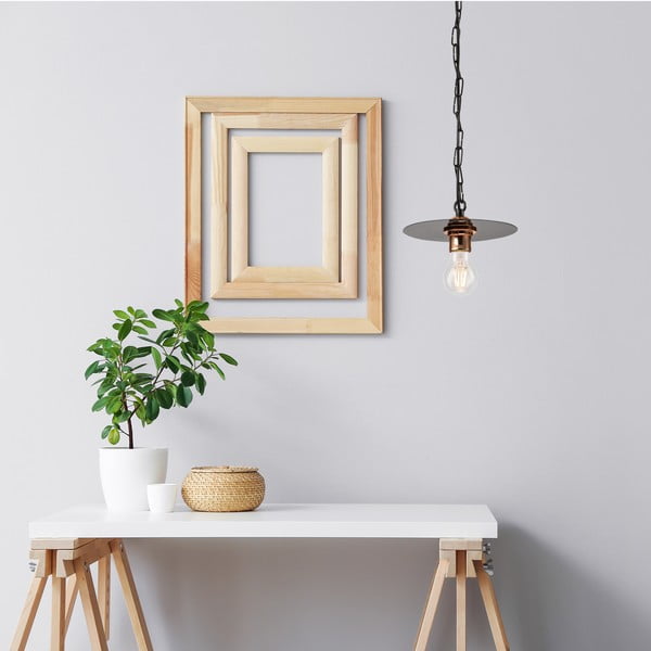 Crna viseća lampa - LAMKUR-image-1
