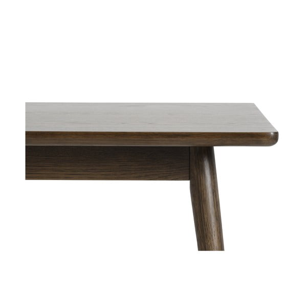 Smeđi proširiv blagovaonski stol s pločom stola u dekoru hrasta 190x90 cm Barrali – Unique Furniture-image-4