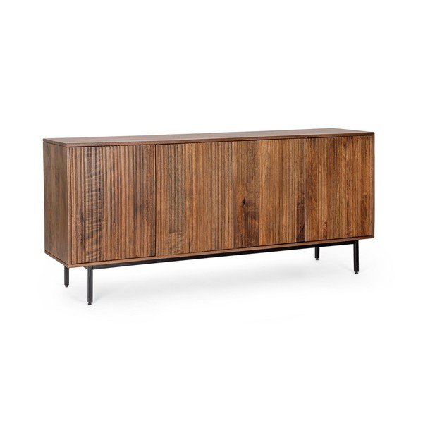 Komoda od masivnog manga u prirodnoj boji 170x75x40 cm Tadita – Bizzotto