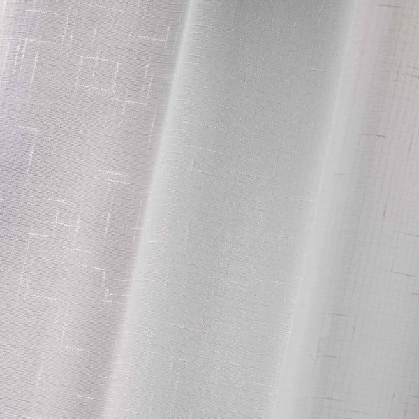 Bijele prozirne zavjese u setu 2 kom 60x160 cm Luminea – douceur d'intérieur-image-1