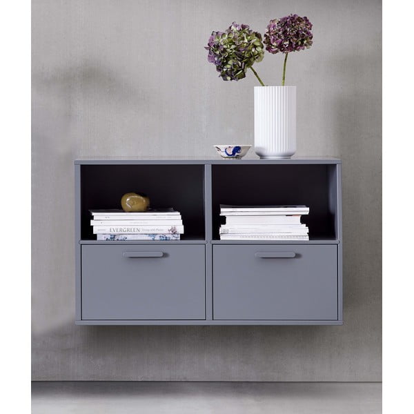 Siva zidna komoda s 2 vrata Keep by Hammel-image-1