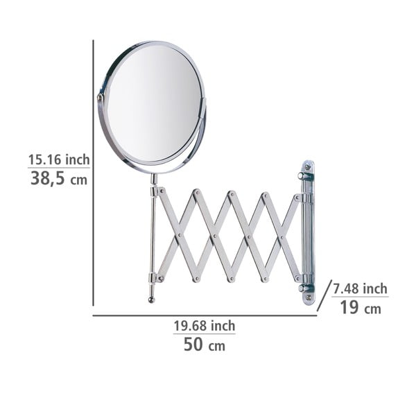 Kozmetičko povećavajuće ogledalo (3x) ø 17 cm Exclusive – Wenko-image-2