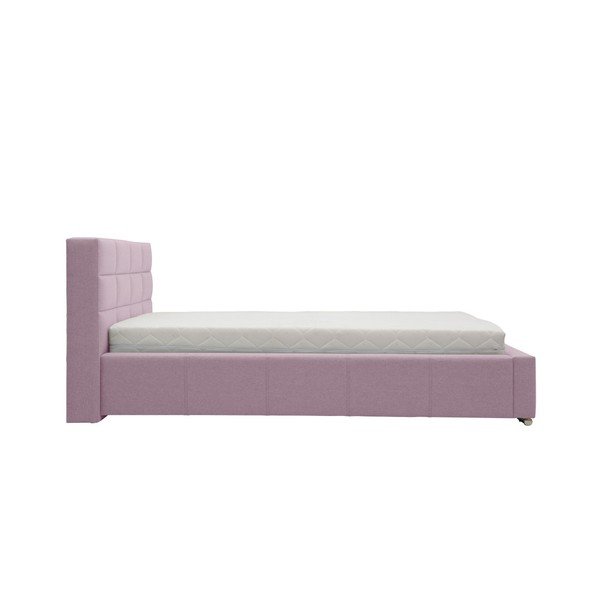Svijetlo ružičasti bračni krevet Mazzini Beds Reve, 140 x 200 cm-image-1