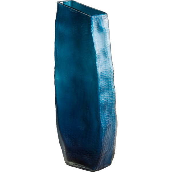 Plava vaza Kare Design Blue Bieco, visina 61 cm