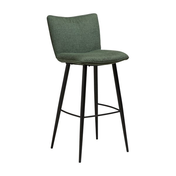 Zelena barska stolica sa čeličnim nogama DAN-FORM Join, visina 103 cm