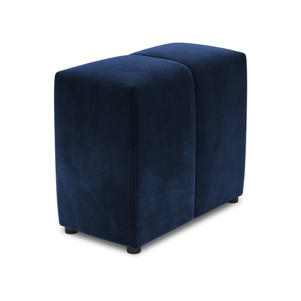 Plavi baršunasti naslon za modularnu sofu Rome Velvet - Cosmopolitan Design