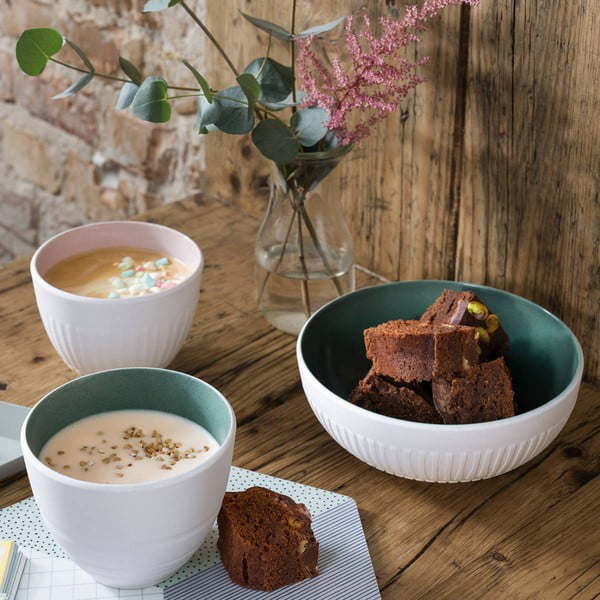 Bijelo-roza porculanska posuda Villeroy & Boch cvijet, 450 ml-image-1