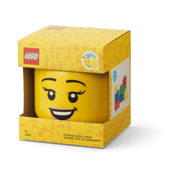 Plastična dječja kutija za pohranu Head - LEGO®-image-2