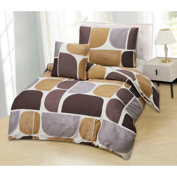 3-dijelna posteljina za krevet za jednu osobu od mikrosatena 140x200 cm Pablo – My House-image-1