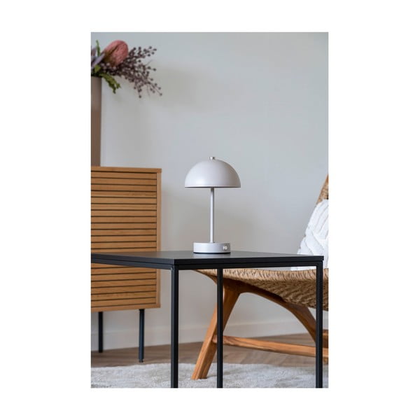 Krem LED stolna lampa (visina 25 cm) Holt – House Nordic-image-2