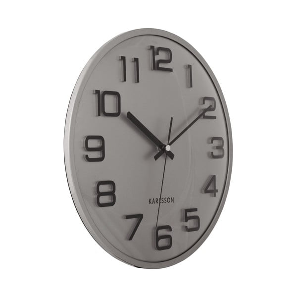 Zidni sat ø 30,5 cm 3D Numbers – Karlsson-image-3