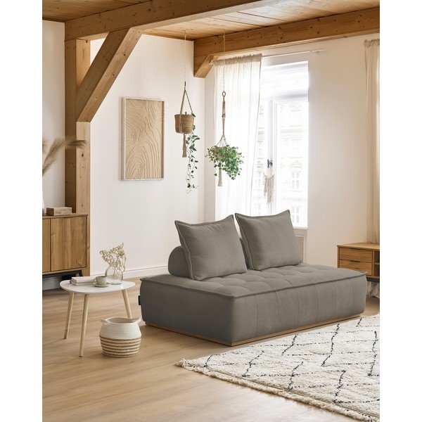 Smeđe-siva sofa od šenila 175 cm Elisa – Bobochic Paris-image-1