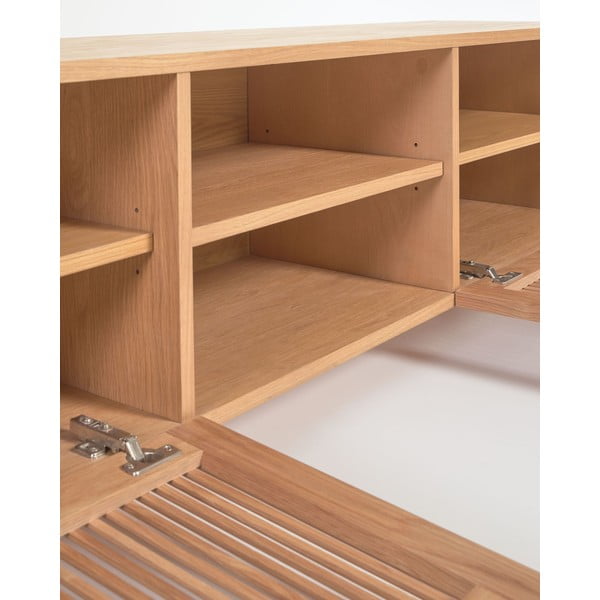 TV komoda u dekoru hrasta u prirodnoj boji 180x50 cm Beyla – Kave Home-image-4