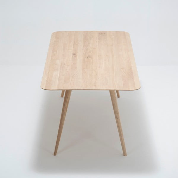 Blagovaonski stol od punog hrasta Gazzda Stafa, 200 x 90 cm-image-3